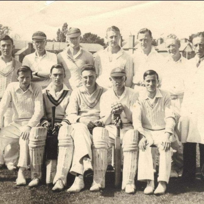 Old image of terenure CC group of players